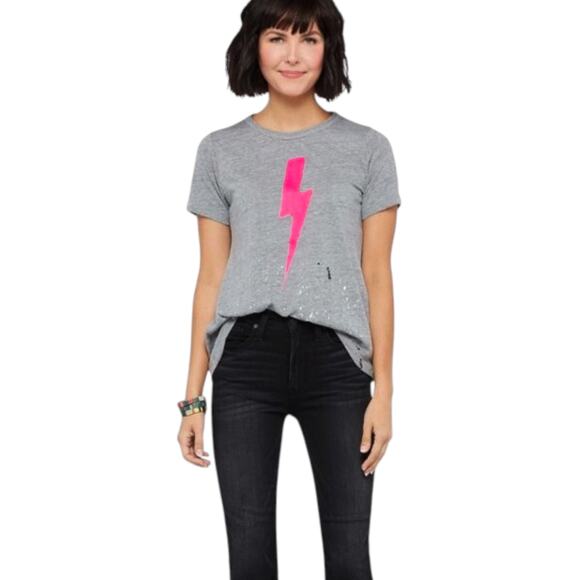 CHASER Neon Lightning Bolt Tee XS - Picture 2 of 11